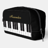 Trousse De Toilette Piano Player Keyboard Personalised Pianist (Coin droit)