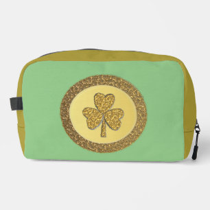 Trousse De Toilette   Pièce d'or Lucky Shamrock irlandais