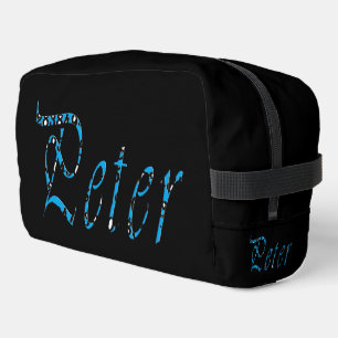 Trousse De Toilette "Pierre" Numéros Bleus Pierre Nom,