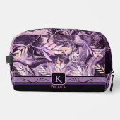 Trousse De Toilette Pierre rose pourpre - Pierre rose - Monogramme mod (Recto)