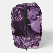 Trousse De Toilette Pierre rose pourpre - Pierre rose - Monogramme mod (Droite)