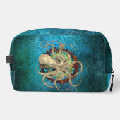 Trousse De Toilette Pieuvre en vapeur et engrenages à horloge (Recto)