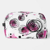 Trousse De Toilette Pink Abstract Rose Swirl (Recto)