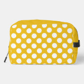 Trousse De Toilette Points blancs sur fond jaune (Verso)