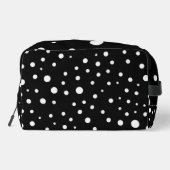 Trousse De Toilette Points blancs sur fond noir (Verso)