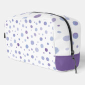Trousse De Toilette pois peints à la main (Coin droit)