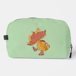 Trousse De Toilette Poisson rouge d'art populaire fantaisiste Fantai