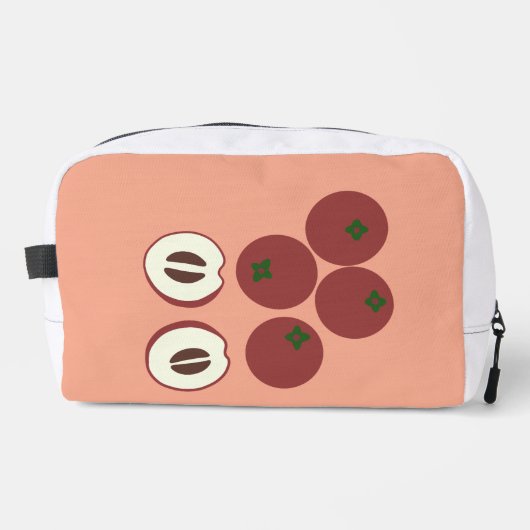 Trousse de toilette Pomme Velours (Recto)