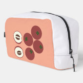 Trousse de toilette Pomme Velours (Coin droit)