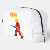 Trousse De Toilette pompier, tu as chaud ? (Coin droit)