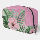Trousse De Toilette Pouch d'accessoires pour fleurs d'hibiscus tropica (Coin droit)