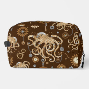 Trousse De Toilette Poulpe Steampunk Rétro Fantastique Mécanique