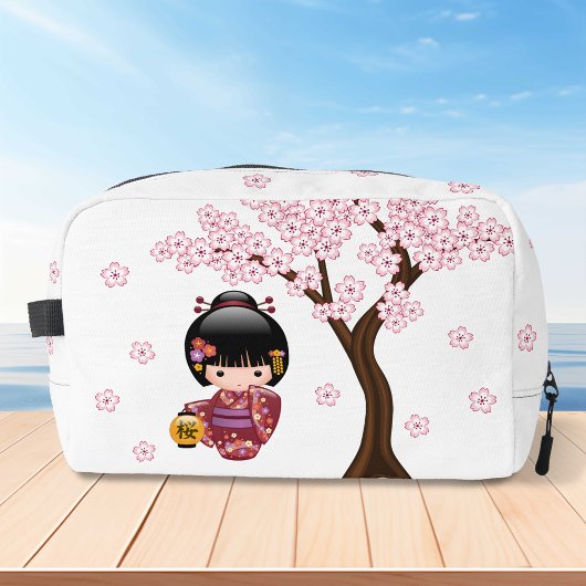 Trousse De Toilette Poupée Sakura Kokeshi - jolie fille japonaise Geis