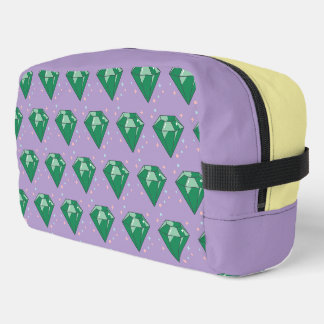 Trousse De Toilette Print Cut Sew Bag emerald diamond