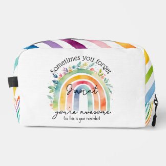 Trousse De Toilette Rappel Rainbow personnalisé : Vous êtes génial!
