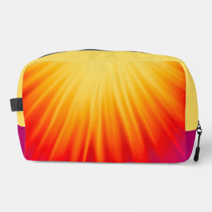 Trousse De Toilette Rayon de lumière jaune et rouge