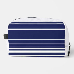 Trousse De Toilette Rayures complexes - Bleu