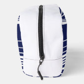 Trousse De Toilette Rayures complexes - Bleu (Droite)