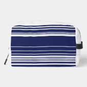 Trousse De Toilette Rayures complexes - Bleu (Verso)