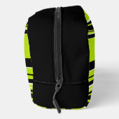 Trousse De Toilette Rayures complexes - Vert Citron (Droite)