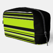 Trousse De Toilette Rayures complexes - Vert Citron (Coin droit)