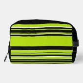 Trousse De Toilette Rayures complexes - Vert Citron (Verso)