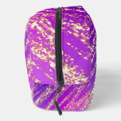 Trousse De Toilette Rayures de gloire d'or violet (Droite)