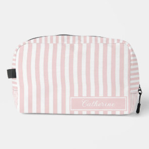 Trousse De Toilette Rayures roses abstraites rétro jolies et tendance