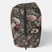 Trousse De Toilette Reaping in the Rose - Gothic Floral Skull (Droite)