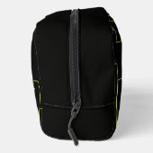 Trousse De Toilette Rectangles Vert Lime et Noir (Droite)
