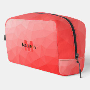 Trousse De Toilette Red gradient geometric mesh pattern Monogram