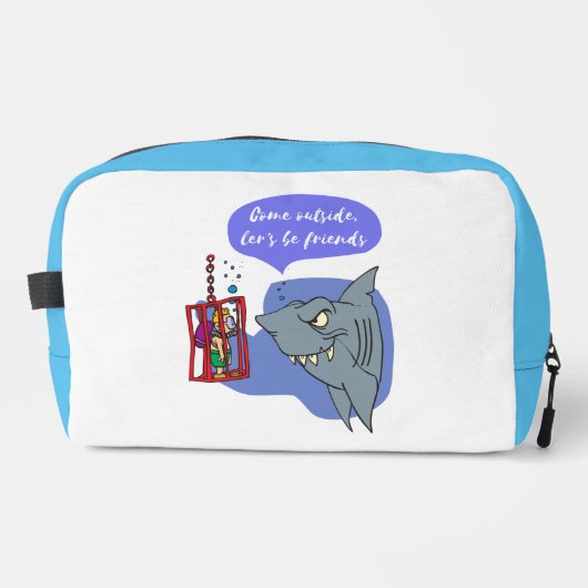 Trousse De Toilette requin, soyons amis (Recto)