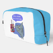 Trousse De Toilette requin, soyons amis (Coin droit)