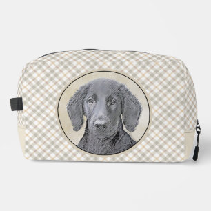 Trousse De Toilette Retriever à couche plate Peinture de chien animal