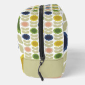 Trousse De Toilette Retro Groovy Summer Flowers Stems (Droite)