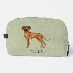 Trousse De Toilette Rhodesian Ridgeback mignon Chien Lion Brown Avec N