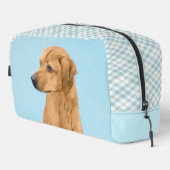 Trousse De Toilette Rhodesian Ridgeback Peinture Red Wheaten Chien Art (Coin droit)