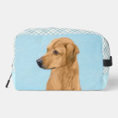 Trousse De Toilette Rhodesian Ridgeback Peinture Red Wheaten Chien Art (Verso)