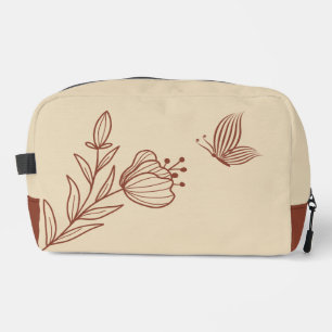 Trousse De Toilette Romantique élégante terre cuite florale