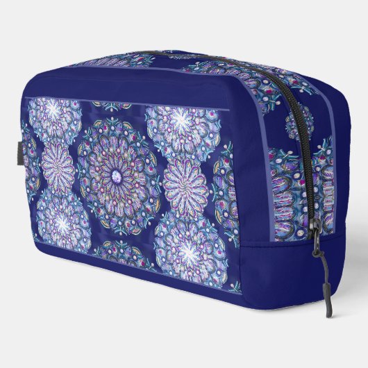 Trousse De Toilette Rosace bleue (Coin droit)