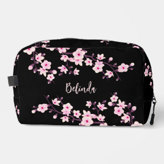 Trousse De Toilette Rose de Cerisier Noir Monogramme