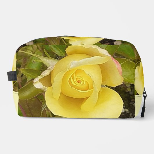 Trousse De Toilette Rosebud jaune (Recto)