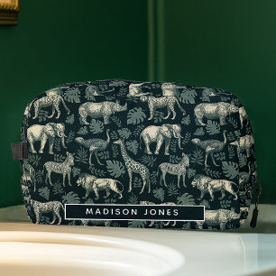 Trousse De Toilette Safari vintage Animaux africains