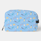 Trousse De Toilette Salle de bain Motif bleu (Verso)