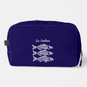 Trousse De Toilette Sardines-Bleu Hawaïen (Recto)