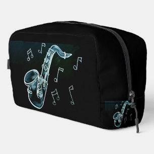 Trousse De Toilette Saxophone et notes de musique