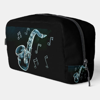 Trousse De Toilette Saxophone et notes de musique