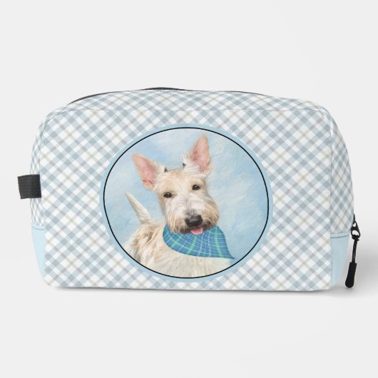 Trousse De Toilette Scottish Terrier Peinture Wheaten Original Chien A (Recto)
