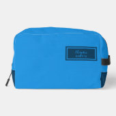 Trousse De Toilette Serious Classic Minimal Simple Blue (Verso)