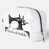 Trousse De Toilette Sewteachable Vintage Sewing Machine (Coin droit)